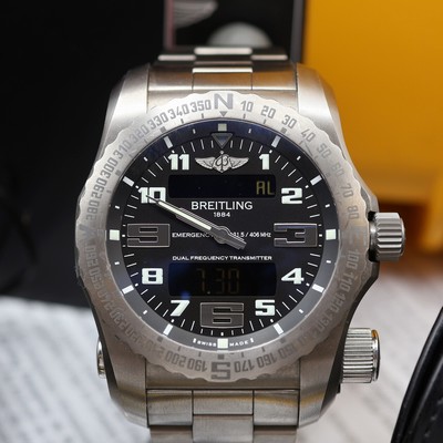 27117413b - BREITLING Herrenarmbanduhr Emergency II Referenz E76325, Schweiz um 2020, Chronometer in ...