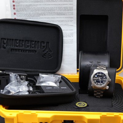 27117413h - BREITLING Herrenarmbanduhr Emergency II Referenz E76325, Schweiz um 2020, Chronometer in ...