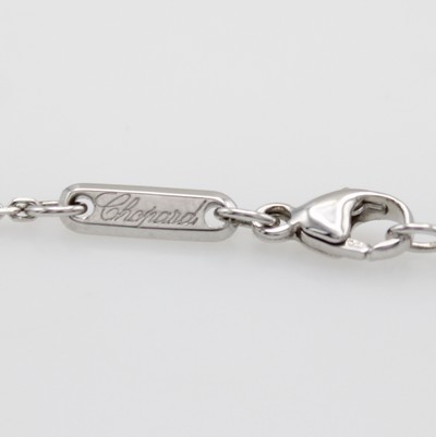 27117438a - Chopard - So happy Anhänger an Kette, WG 750/000, Brill. zus. ca. 0.11 ct feines ...
