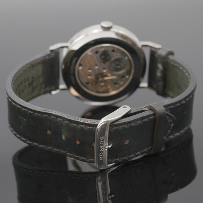 27117453c - NOMOS Herrenarmbanduhr Tangente, Handaufzug, Deutschland um 2020, beids. vergl. Geh. ...