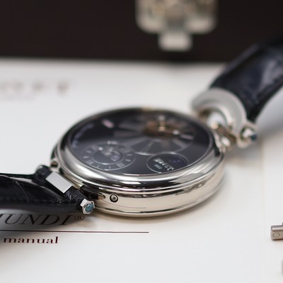 27117462d - BOVET Fleurier Amadeo Oris Mundi ungetragene Herrenarmbanduhr / Taschenuhr Referenz ...