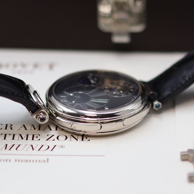 27117462e - BOVET Fleurier Amadeo Oris Mundi ungetragene Herrenarmbanduhr / Taschenuhr Referenz ...
