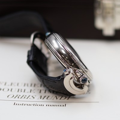 27117462f - BOVET Fleurier Amadeo Oris Mundi ungetragene Herrenarmbanduhr / Taschenuhr Referenz ...