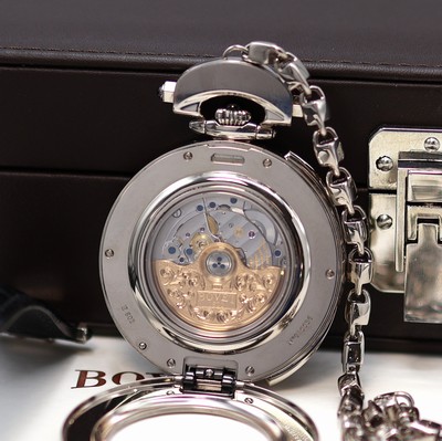 27117462j - BOVET Fleurier Amadeo Oris Mundi ungetragene Herrenarmbanduhr / Taschenuhr Referenz ...
