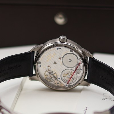 27117464f - GLASHÜTTE ORIGINAL Senator Chronometer ungetragene Herrenarmbanduhr in WG 750/000 ...