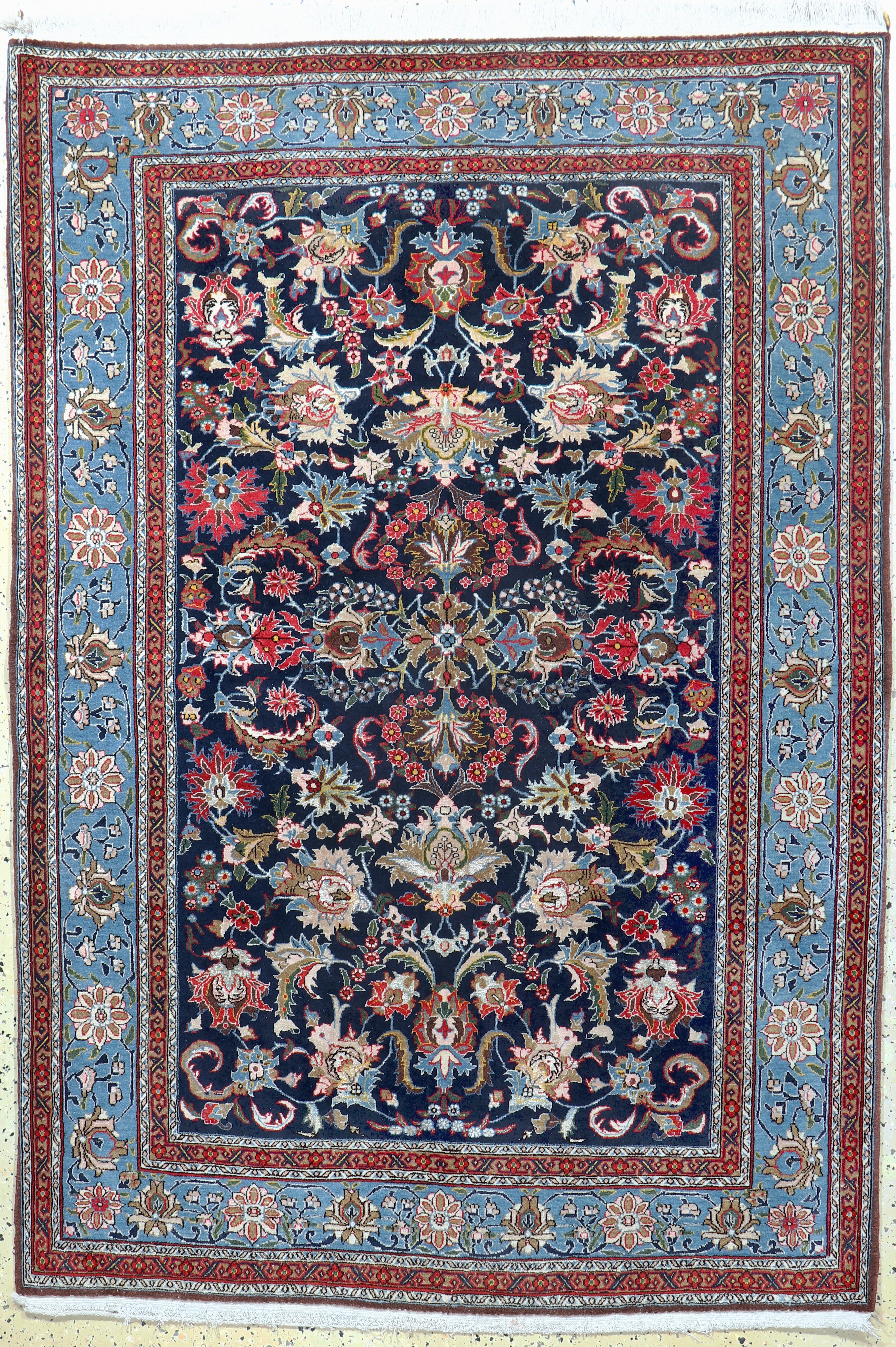 Image 27117581 - Ghom Kork fein, Persien, Mitte 20.Jhd, Korkwolle mit Seide, ca. 212 x 150 cm, EHZ: 1-2 ...