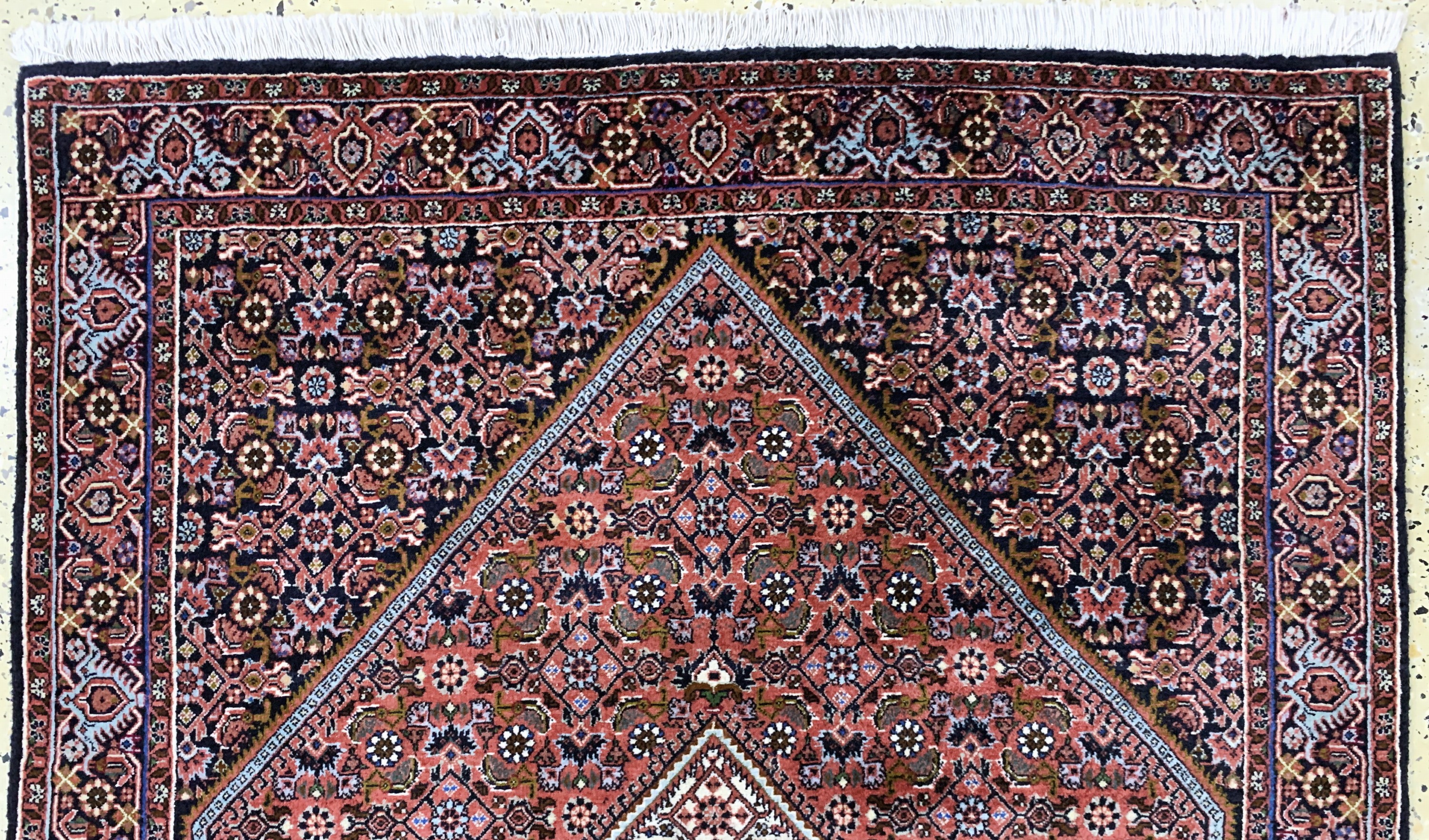 Detail a: Bidjar Kork fein, Persien, Ende 20.Jhd, Korkwolle auf Baumwolle, ca. 175 x 114 cm, EHZ: 1-2