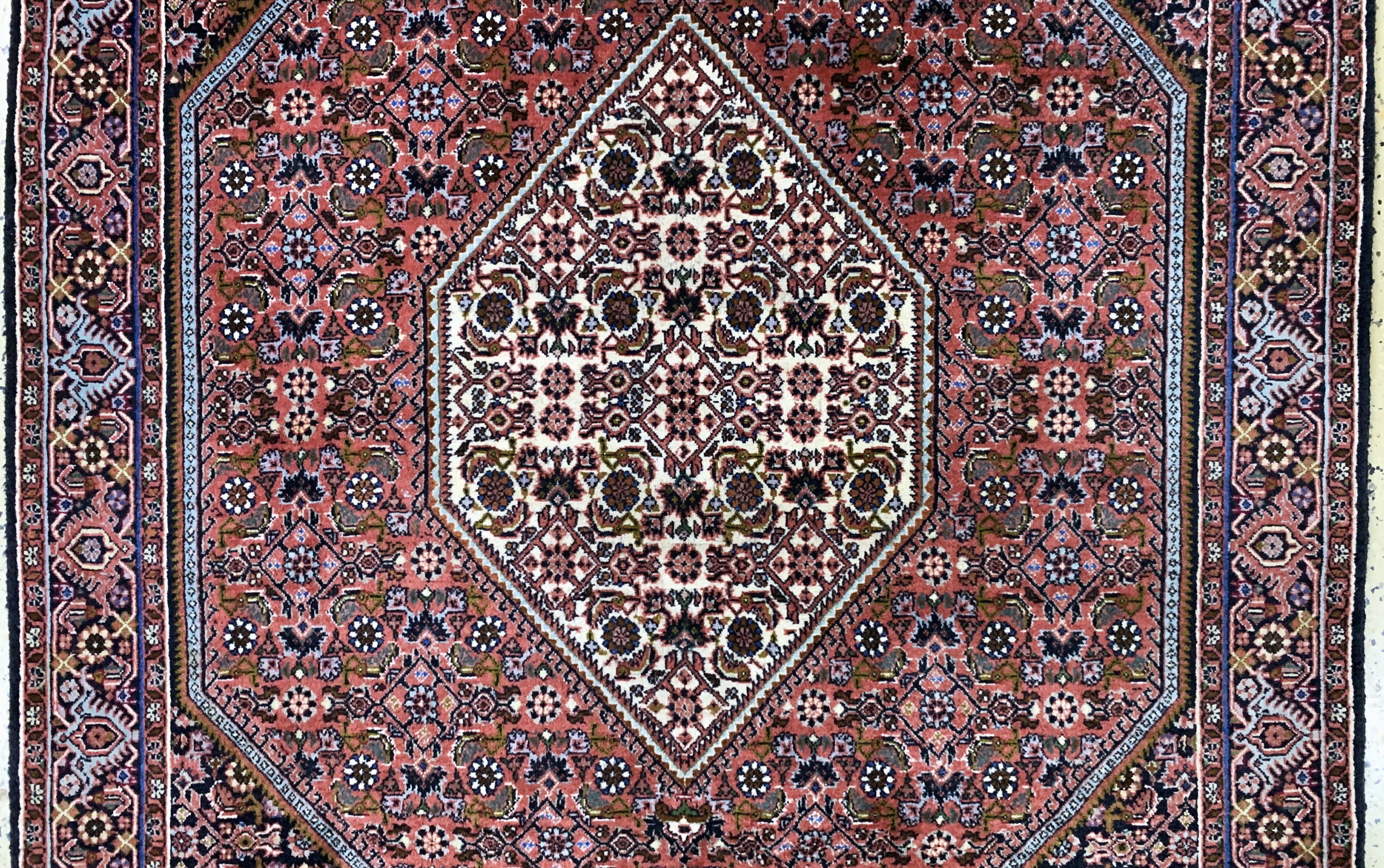 Detail b: Bidjar Kork fein, Persien, Ende 20.Jhd, Korkwolle auf Baumwolle, ca. 175 x 114 cm, EHZ: 1-2