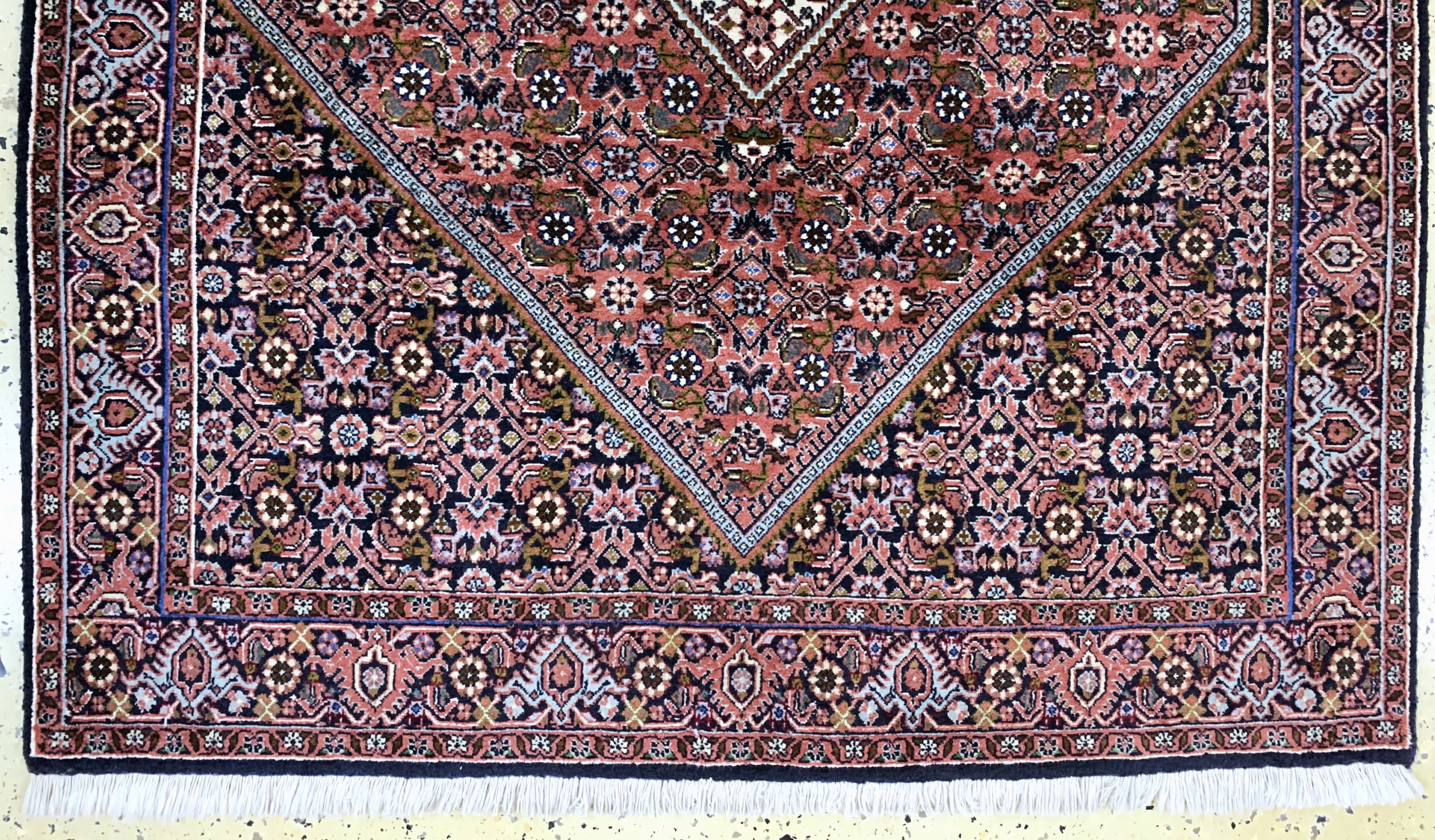 Detail c: Bidjar Kork fein, Persien, Ende 20.Jhd, Korkwolle auf Baumwolle, ca. 175 x 114 cm, EHZ: 1-2