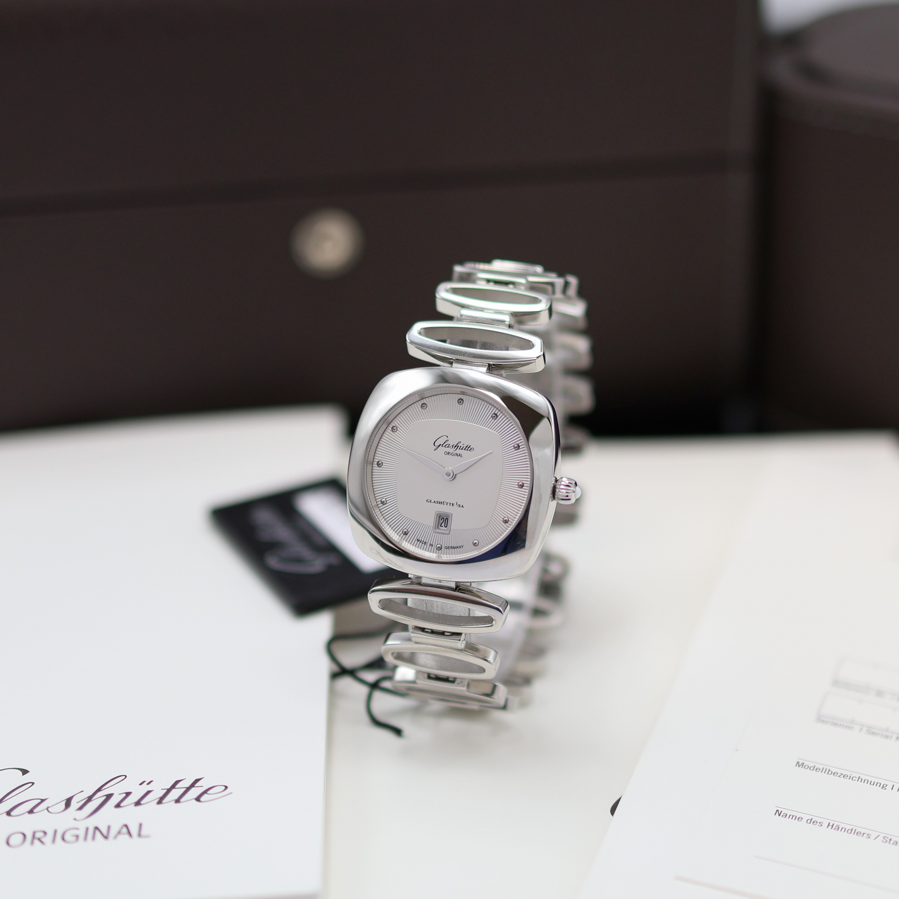 Image 27117584 - GLASHÜTTE Original Pavonina ungetragene Damenarmbanduhr Referenz 03-01-15-02-14, quarz, ...