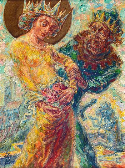 Image Walter Clemens Schmidt, 1890-1979 Frankfurt/Main, Darstellung der Elisabeth von ...