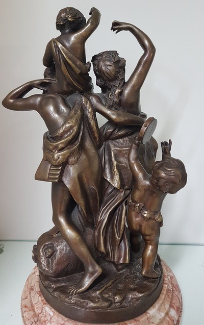 27117569g - Nach Claude Michel Clodion (1738-1814), Triumph des Bacchus, Bronze, Guss der ...