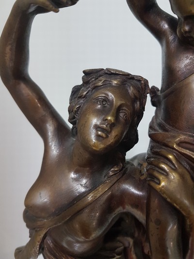 27117569i - Nach Claude Michel Clodion (1738-1814), Triumph des Bacchus, Bronze, Guss der ...