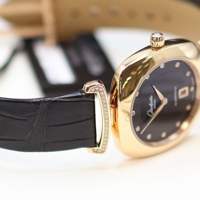 27117574f - GLASHÜTTE ORIGINAL ungetragene DamenarmbanduhrPavonina in RG 750/000 Referenz ...