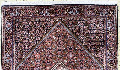 27117583a - Bidjar Kork fein, Persien, Ende 20.Jhd, Korkwolle auf Baumwolle, ca. 175 x 114 cm, EHZ: ...