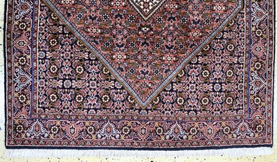 27117583c - Bidjar Kork fein, Persien, Ende 20.Jhd, Korkwolle auf Baumwolle, ca. 175 x 114 cm, EHZ: ...