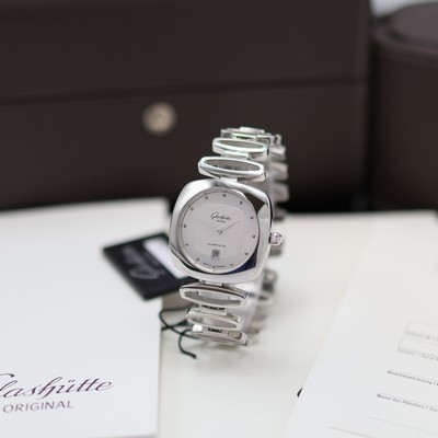 Image GLASHÜTTE Original Pavonina unworn ladies wristwatch reference 03-01-15-02-14, quartz, ...