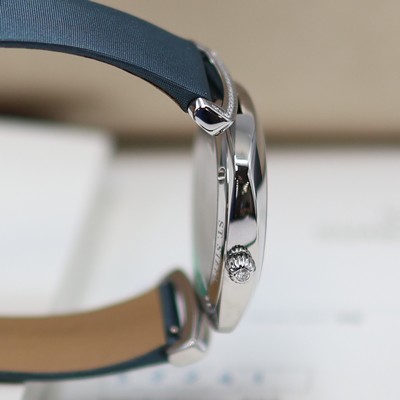 27117586c - GLASHÜTTE Original Pavonina ungetragene Damenarmbanduhr mit Diamanten Referenz ...