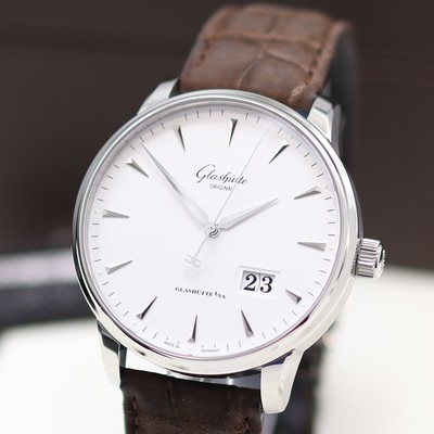 27117592a - GLASHÜTTE ORIGINAL Senator Excellence Panoramadatum ungetragene Herrenarmbanduhr ...