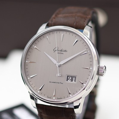 27117597a - GLASHÜTTE ORIGINAL Senator Excellence Panoramadatum ungetragene Herrenarmbanduhr ...
