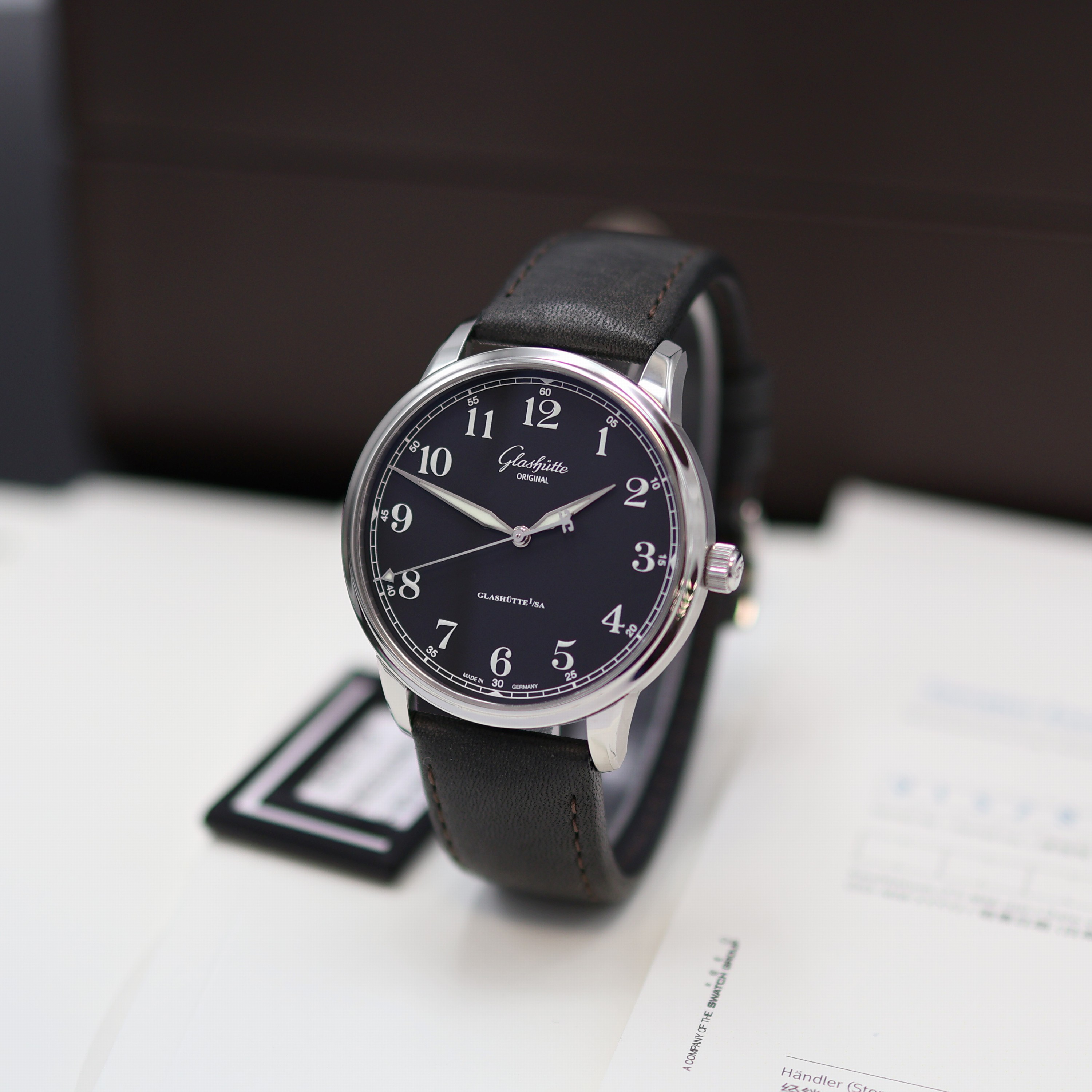 Image 27117600 - GLASHÜTTE ORIGINAL Senator Excellence ungetragene Herrenarmbanduhr Referenz ...
