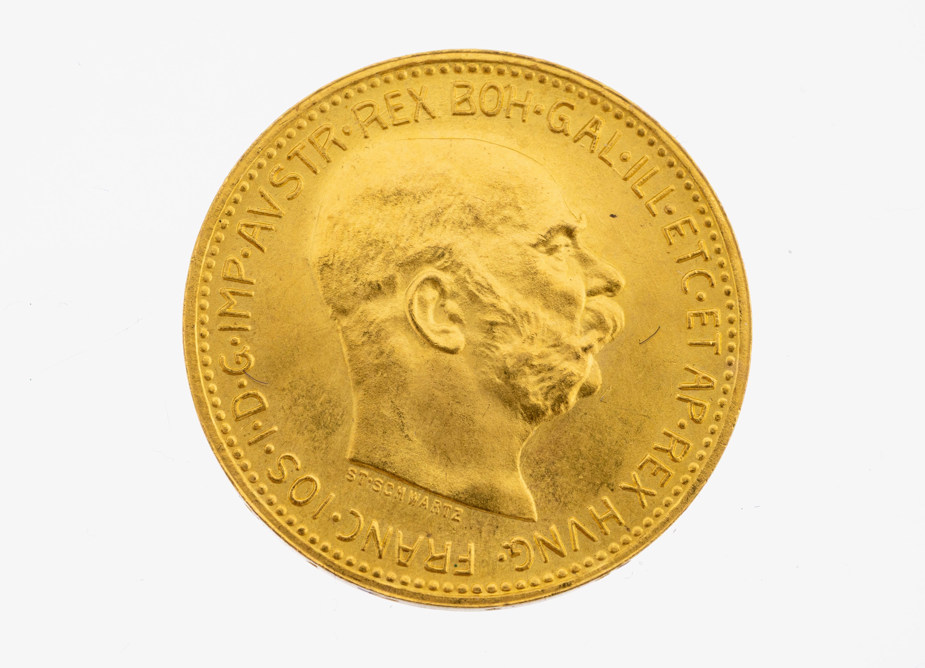 Image 27117634 - Goldmünze, 20 Kronen, Österreich-Ungarn, 1915, offizielle Nachprägung, Franz-Joseph ...