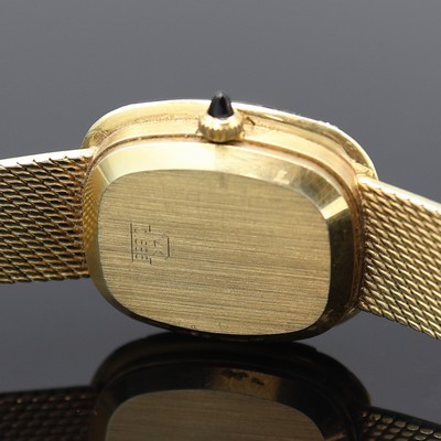27117644e - Armbanduhr bezeichnet ERWO in GG 585/000 mit Diamanten, Schweiz um 1975, Handaufzug, ...
