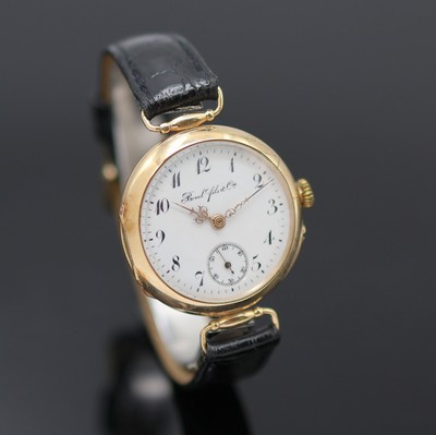 27117646b - BOREL Fils & Cie offene Taschenuhr umgebaut zur Armbanduhr in RoseG 585/000, Schweiz um ...