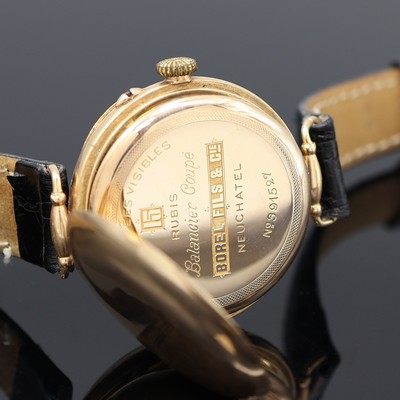 27117646e - BOREL Fils & Cie offene Taschenuhr umgebaut zur Armbanduhr in RoseG 585/000, Schweiz um ...