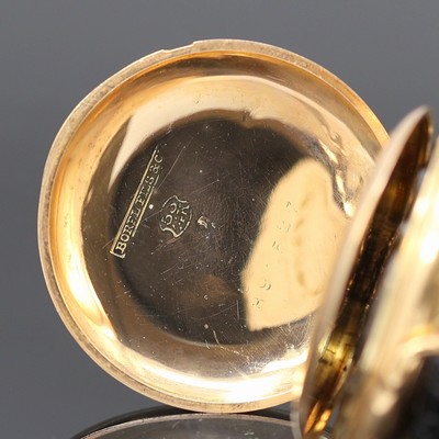 27117646f - BOREL Fils & Cie offene Taschenuhr umgebaut zur Armbanduhr in RoseG 585/000, Schweiz um ...