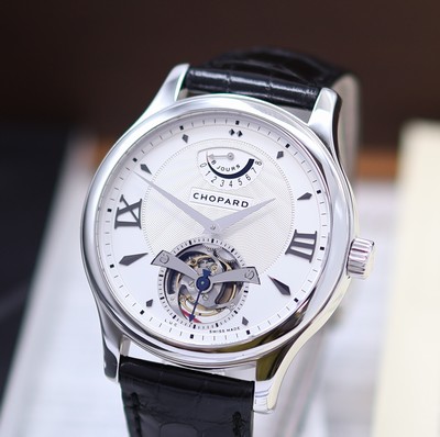 27117719a - CHOPARD ungetragenes, auf 100 Stück limitiertes Armbandtourbillon mit 8-Tagewerk in WG ...