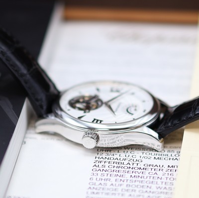 27117719d - CHOPARD ungetragenes, auf 100 Stück limitiertes Armbandtourbillon mit 8-Tagewerk in WG ...