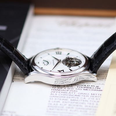 27117719e - CHOPARD ungetragenes, auf 100 Stück limitiertes Armbandtourbillon mit 8-Tagewerk in WG ...