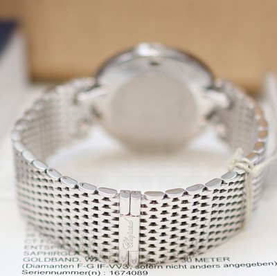 27117740b - CHOPARD ungetragene Damenarmbanduhr XTRAVAGANZA in WG 750/000 mit Diamantbesatz Referenz ...