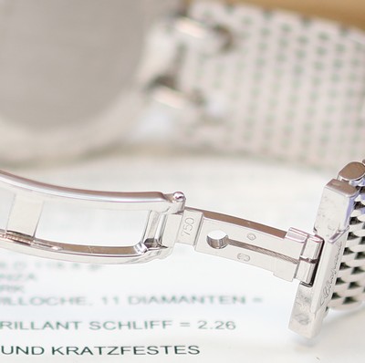 27117740c - CHOPARD ungetragene Damenarmbanduhr XTRAVAGANZA in WG 750/000 mit Diamantbesatz Referenz ...