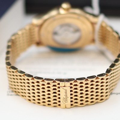 27117741b - CHOPARD Classic ungetragene Damenarmbanduhr in RG 750/000 mit Diamanten Referenz 109414- ...
