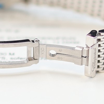 27117743c - CHOPARD Classic ungetragene Damenarmbanduhr in WG 750/000 mit Diamanten Referenz 109414- ...