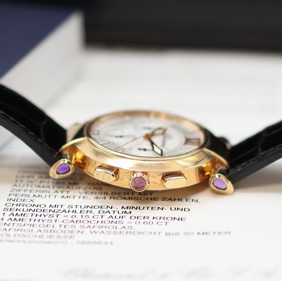 27117744d - CHOPARD Imperiale ungetragener Armbandchronograph in RG 750/000 Referenz 384211-5001, ...