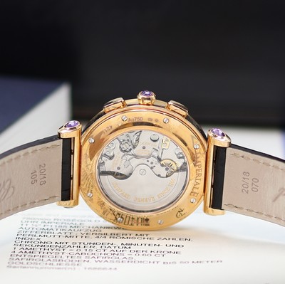 27117744f - CHOPARD Imperiale ungetragener Armbandchronograph in RG 750/000 Referenz 384211-5001, ...