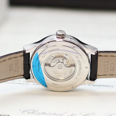 27117745d - CHOPARD Classic ungetragene Damenarmbanduhr in WG 750/000 mit Diamanten Referenz 139414- ...