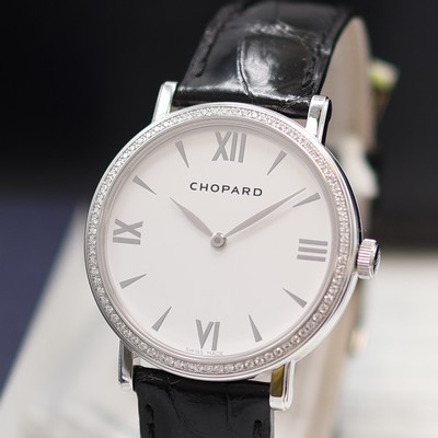 27117755a - CHOPARD Classic ungetragene Armbanduhr in WG 750/000 mit Brillanten Referenz 173154-1201, ...