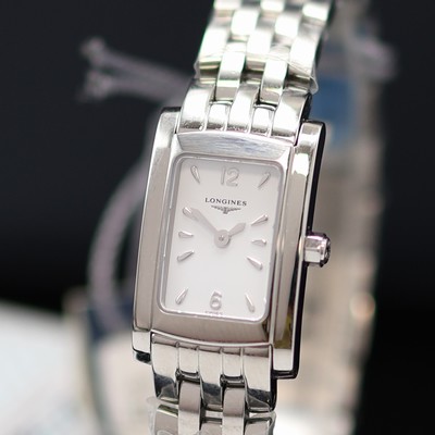 27117760a - LONGINES DolceVita ungetragene Damenarmbanduhr Referenz L5.158.4.16.6, quarz, ...