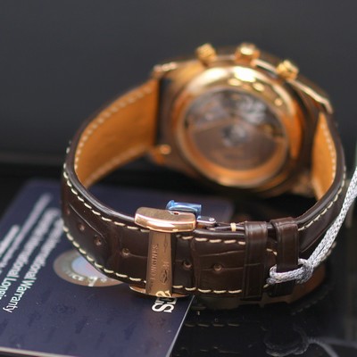 27117764b - LONGINES Master Collection ungetragener Armbandchronograph mit Vollkalenderanzeige in RG ...