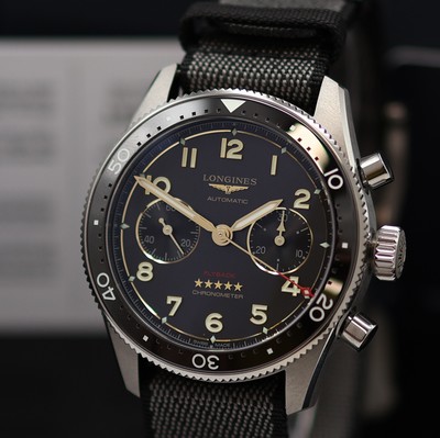 27117765a - LONGINES Spirit ungetragener Flyback Armbandchronograph Referenz L3.821.1.53.2, ...