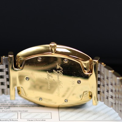 27117775d - LONGINES La Grande Classique tonneauförmige Armbanduhr Referenz L4.705.2.11.7, quarz, ...