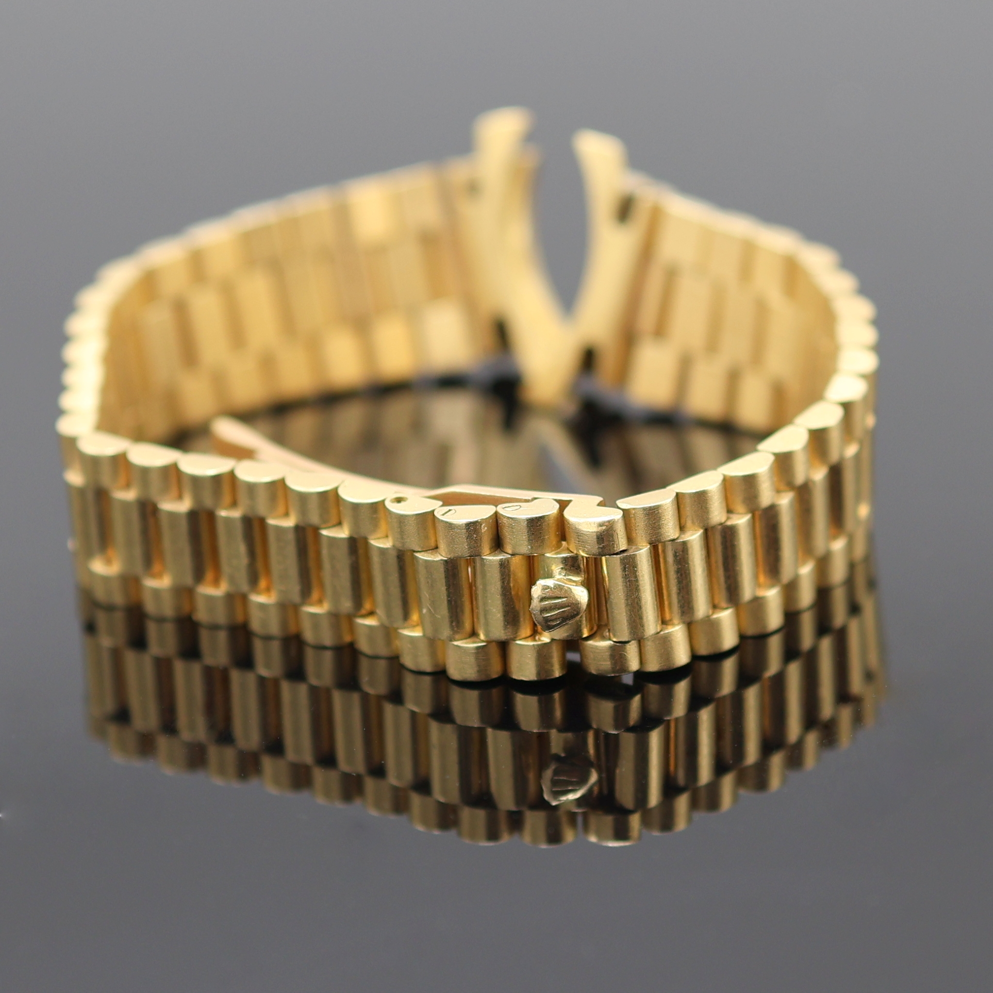 Image 27117834 - ROLEX Präsidentband in GG 750/000 Referenz 8075 für Damenuhr, Schweiz um 1990, ...