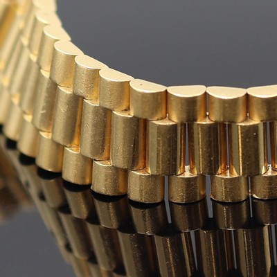 27117834a - ROLEX Präsidentband in GG 750/000 Referenz 8075 für Damenuhr, Schweiz um 1990, ...