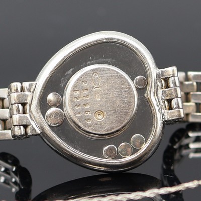 27117835e - Chopard herzförmige Happy Diamonds Damenarmbanduhr in WG 750/000 Referenz 20/4516, ...