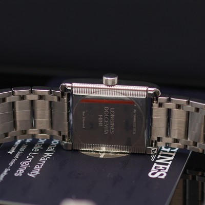 27117858d - LONGINES Mini DolceVita ungetragene Damenarmbanduhr Referenz L5.200.4.75.6, quarz, ...