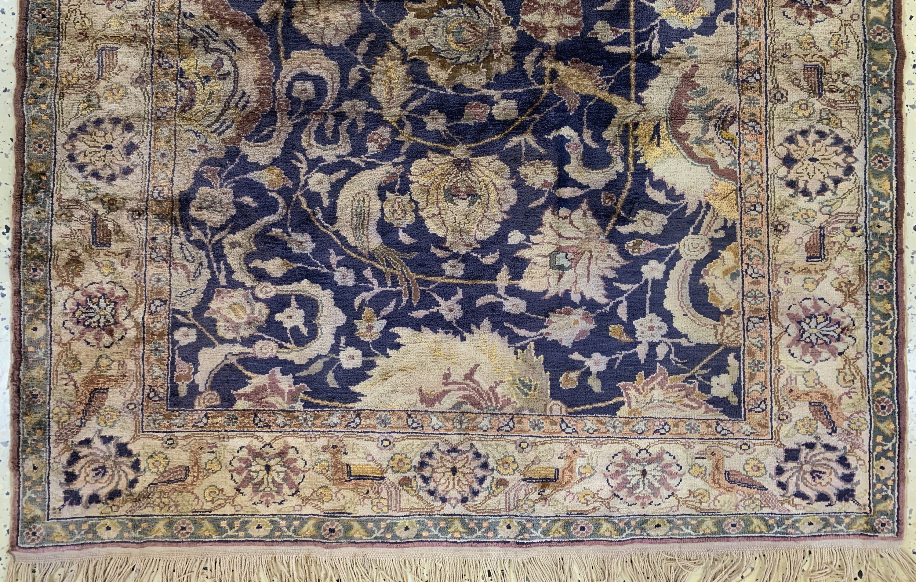 Detail b: Kayseri Flosch, Türkei, Anfang 20.Jhd, merzerisierte Baumwolle, ca. 175 x 125 cm, EHZ: 2